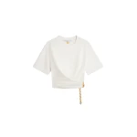 Schiaparelli Twisted T-Shirt Tops in Schiaparelli Authentic Luxury Fashion at Coveti