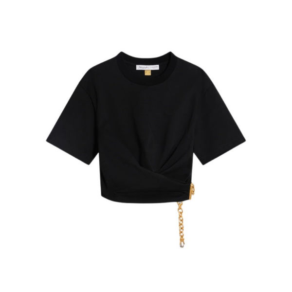 Schiaparelli Twisted T-Shirt Tops in Schiaparelli Authentic Luxury Fashion at Coveti