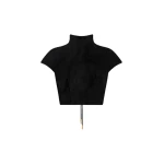 Schiaparelli Velvet-Effect Knitted Jumper Knitwear in Schiaparelli Authentic Luxury Fashion at Coveti