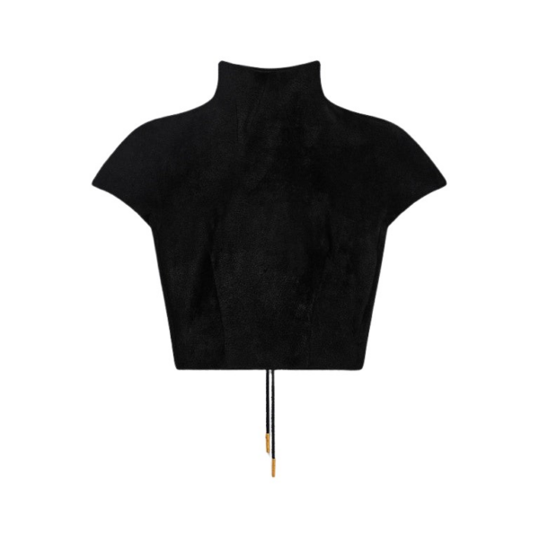Schiaparelli Velvet-Effect Knitted Jumper Knitwear in Schiaparelli Authentic Luxury Fashion at Coveti