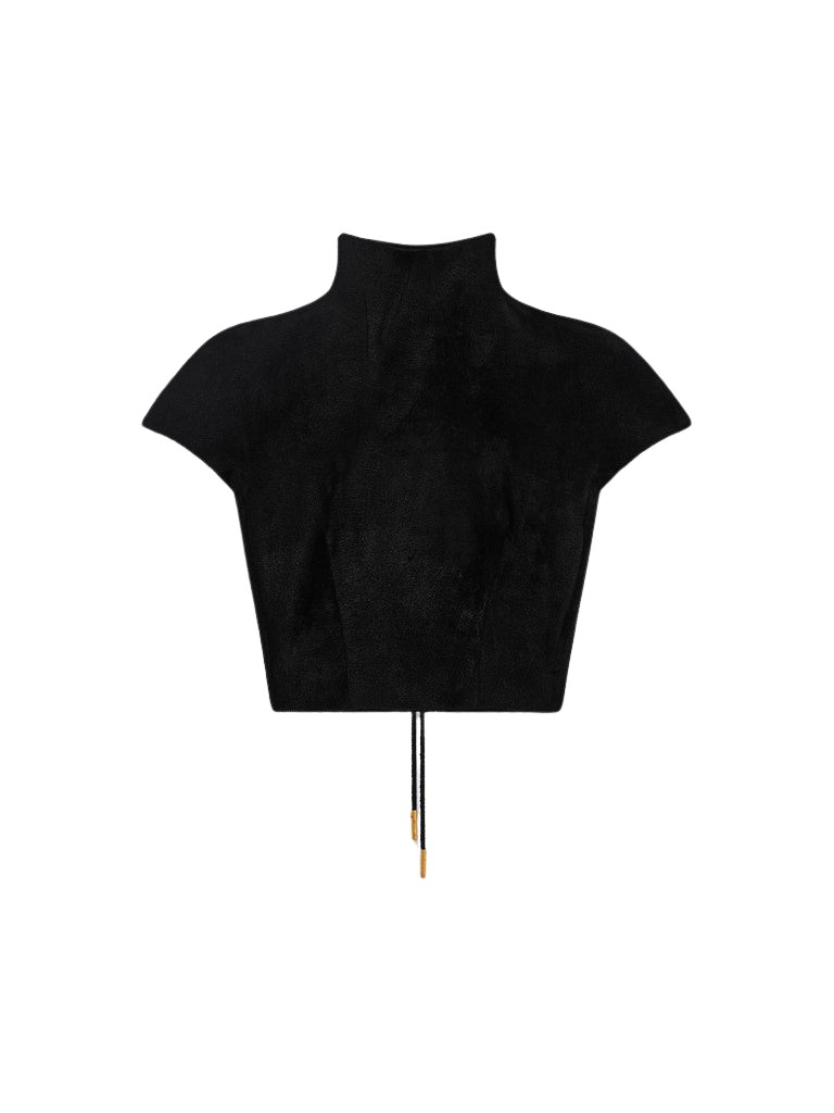 Schiaparelli Velvet-Effect Knitted Jumper Knitwear in Schiaparelli Authentic Luxury Fashion at Coveti