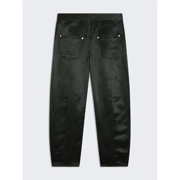 Schiaparelli Viscose And Linen Cowboy Pants Pants in Schiaparelli Authentic Luxury Fashion at Coveti
