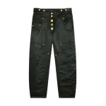Schiaparelli Viscose And Linen Cowboy Pants Pants in Schiaparelli Authentic Luxury Fashion at Coveti