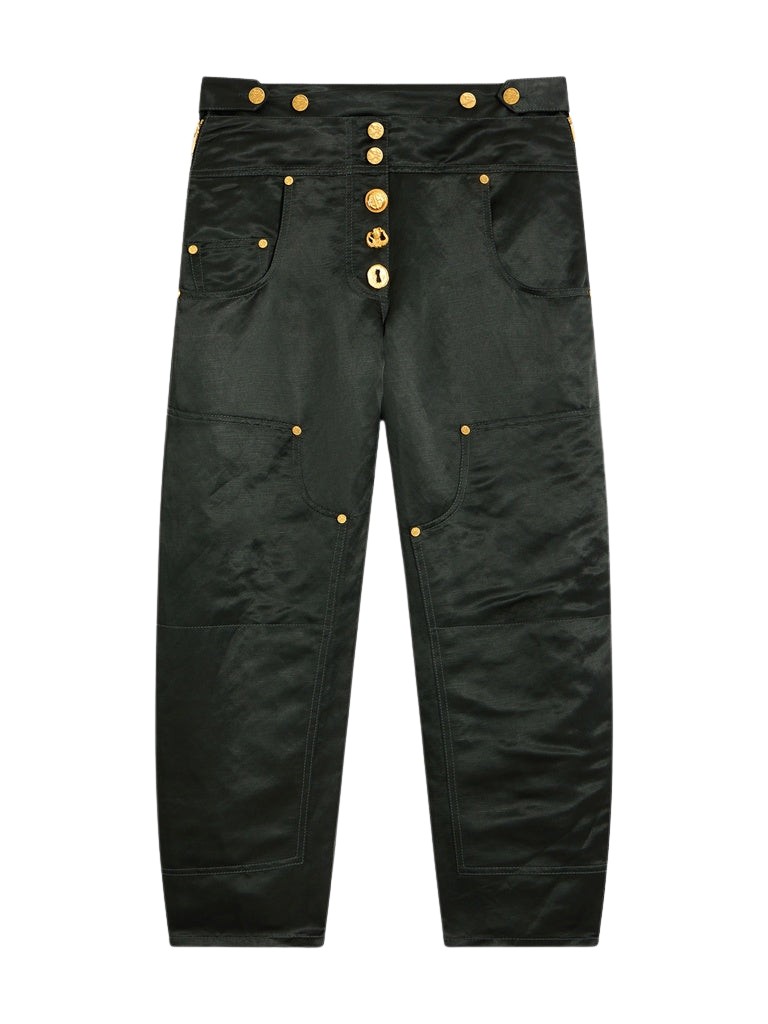 Schiaparelli Viscose And Linen Cowboy Pants