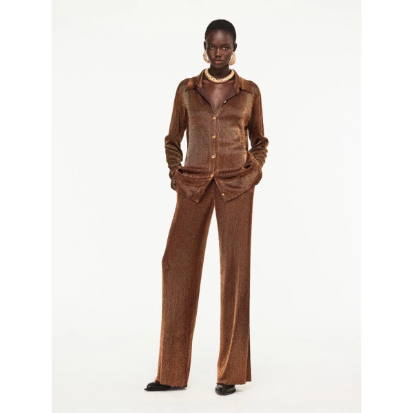 Schiaparelli Wide-Leg Embroidered Pants Pants in Schiaparelli Authentic Luxury Fashion at Coveti