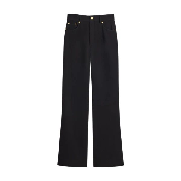 Schiaparelli Wool Bootcut Pants Pants in Schiaparelli Authentic Luxury Fashion at Coveti