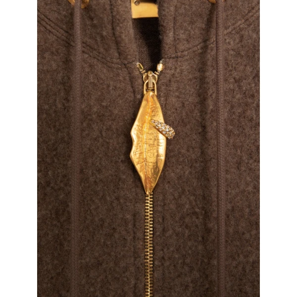 Schiaparelli Zip-Up Sweatshirt Knitwear in Schiaparelli Authentic Luxury Fashion at Coveti