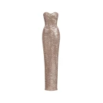 Oscar de la Renta Sequin & Crystal Wave Embroidered Gown - Oscar de la Renta Dresses - American Couture - Shop at Coveti