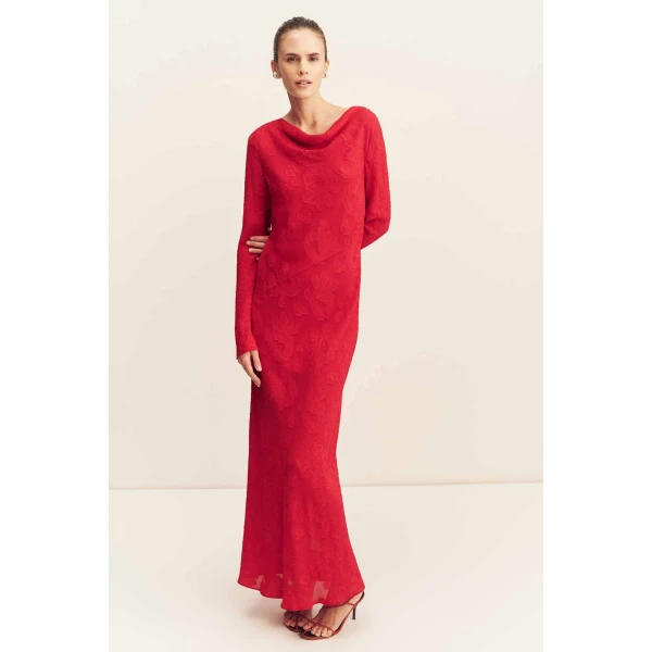 Shona Joy Bowery Long Sleeve Maxi Dress - Shona Joy Dresses - Australian Designer Fashion at Coveti