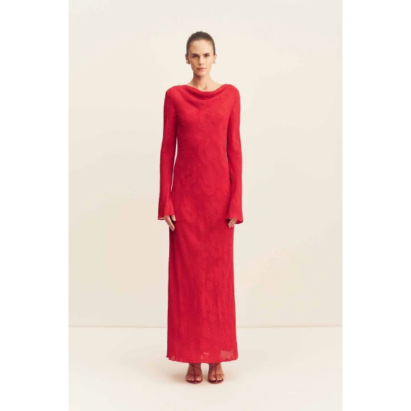 Shona Joy Bowery Long Sleeve Maxi Dress - Shona Joy Dresses - Australian Designer Fashion at Coveti