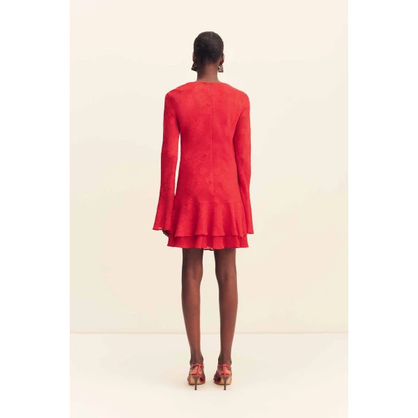 Shona Joy Bowery Long Sleeve Ruffle Mini Dress - Shona Joy Dresses - Australian Designer Fashion at Coveti