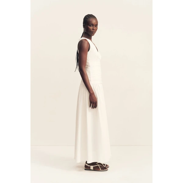 Shona Joy Campbell Gathered Maxi Dress - Shona Joy Dresses - Australian Designer Fashion at Coveti