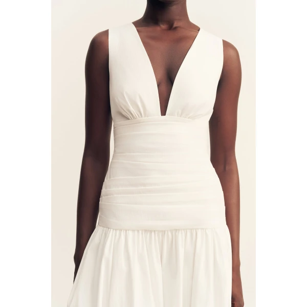 Shona Joy Campbell Gathered Maxi Dress - Shona Joy Dresses - Australian Designer Fashion at Coveti