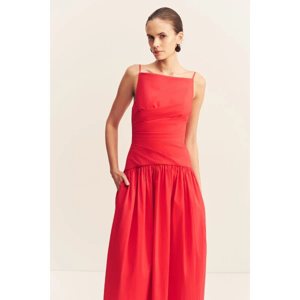 Shona Joy Campbell Square Neck Maxi Dress - Shona Joy Dresses - Australian Designer Fashion at Coveti