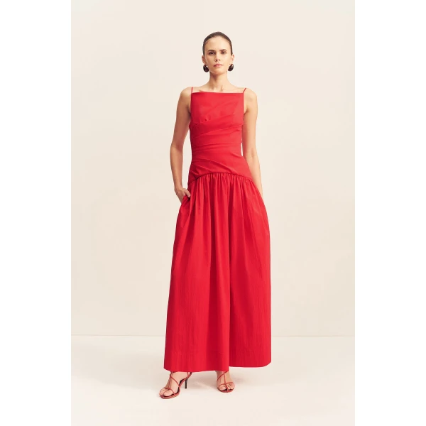 Shona Joy Campbell Square Neck Maxi Dress - Shona Joy Dresses - Australian Designer Fashion at Coveti