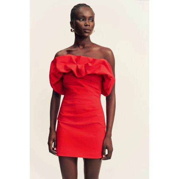 Shona Joy Campbell Strapless Bubble Mini Dress - Shona Joy Dresses - Australian Designer Fashion at Coveti