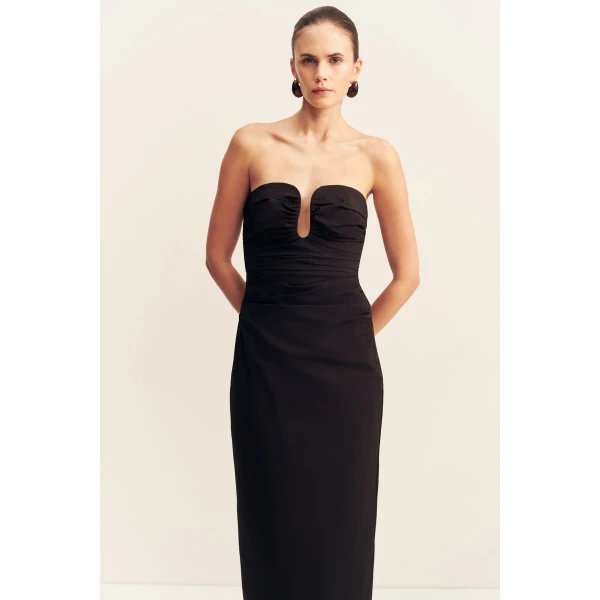 Shona Joy Campbell Strapless U Wire Maxi Dress - Shona Joy Dresses - Australian Designer Fashion at Coveti