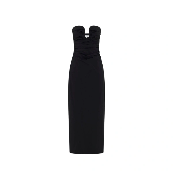 Shona Joy Campbell Strapless U Wire Maxi Dress