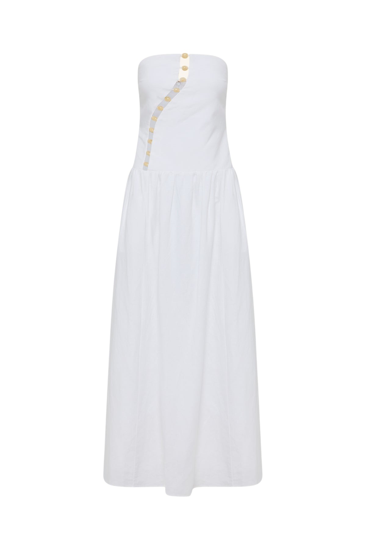 Shona Joy Effie Strapless Cut Out Maxi Dress - Shona Joy Dresses - Australian Designer Fashion at Coveti