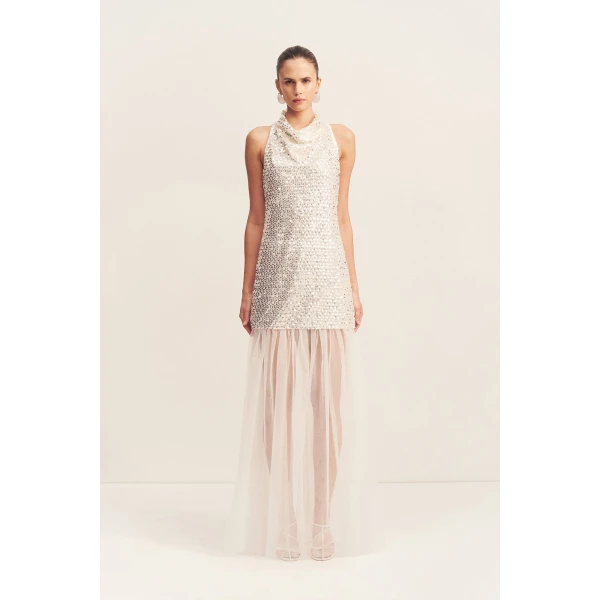Shona Joy Halo Sheer Maxi Skirt - Shona Joy Skirts - Australian Designer Fashion at Coveti
