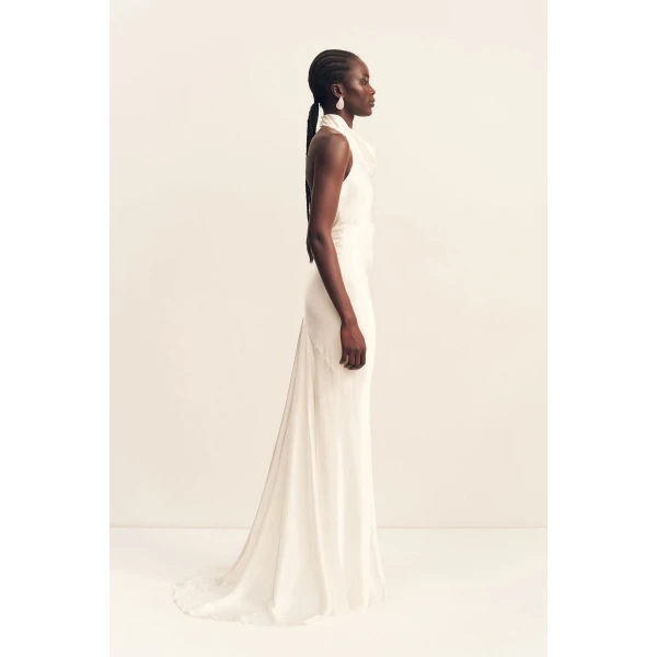 Shona Joy La Lune High Cowl Open Back Gown - Shona Joy Dresses - Australian Designer Fashion at Coveti