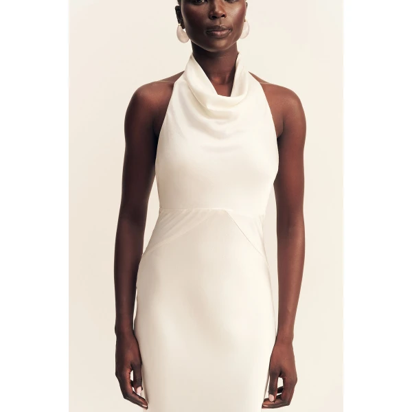 Shona Joy La Lune High Cowl Open Back Gown - Shona Joy Dresses - Australian Designer Fashion at Coveti