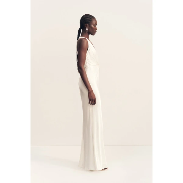 Shona Joy La Lune Low Twist Maxi Dress - Shona Joy Dresses - Australian Designer Fashion at Coveti