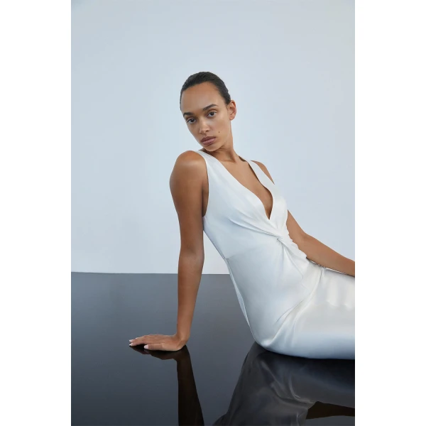 Shona Joy La Lune Low Twist Maxi Dress - Shona Joy Dresses - Australian Designer Fashion at Coveti