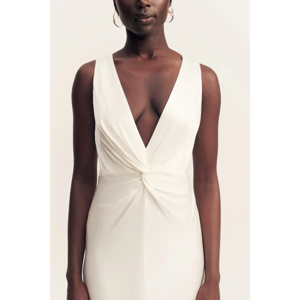 Shona Joy La Lune Low Twist Maxi Dress - Shona Joy Dresses - Australian Designer Fashion at Coveti