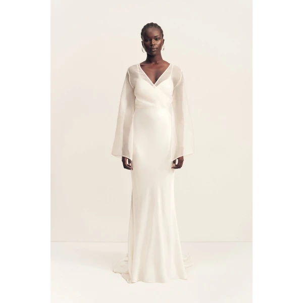 Shona Joy Lia Silk Wrap Top - Shona Joy Tops - Australian Designer Fashion at Coveti
