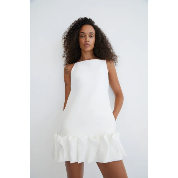 Shona Joy Otis Bubble Hem Mini Dress - Shona Joy Dresses - Australian Designer Fashion at Coveti