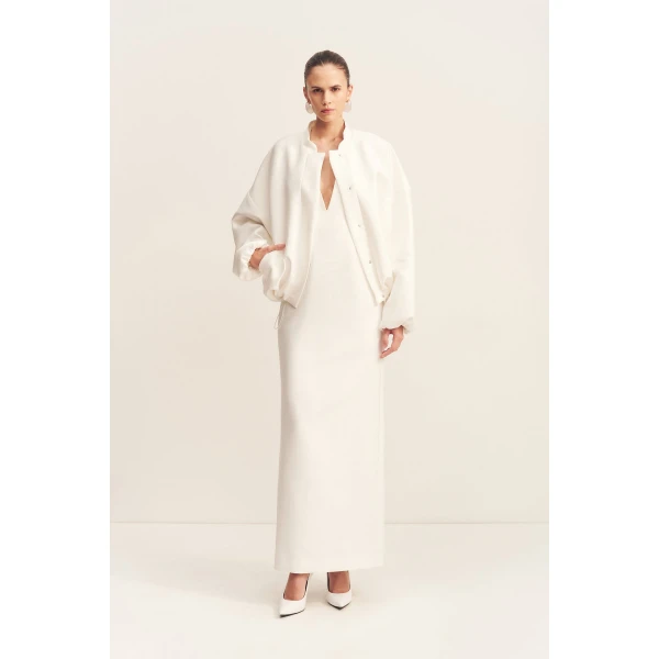 Shona Joy Otis Plunged Fitted Maxi Dress - Shona Joy Dresses - Australian Designer Fashion at Coveti