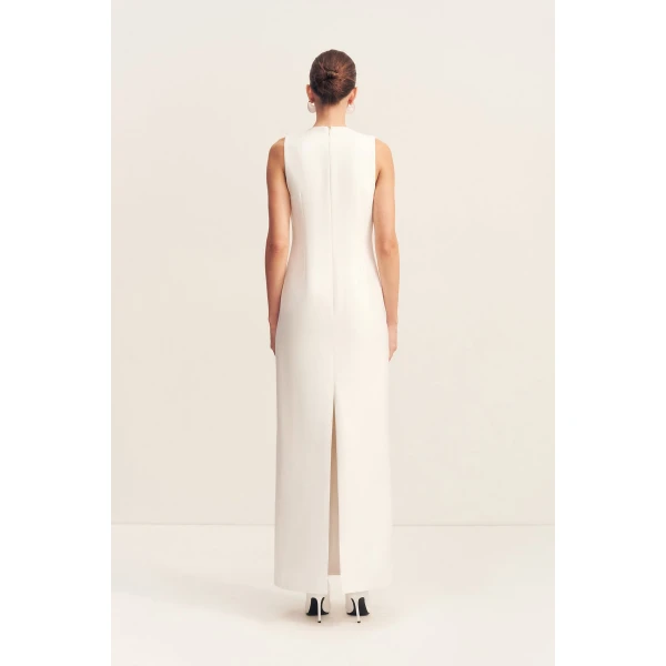 Shona Joy Otis Plunged Fitted Maxi Dress - Shona Joy Dresses - Australian Designer Fashion at Coveti