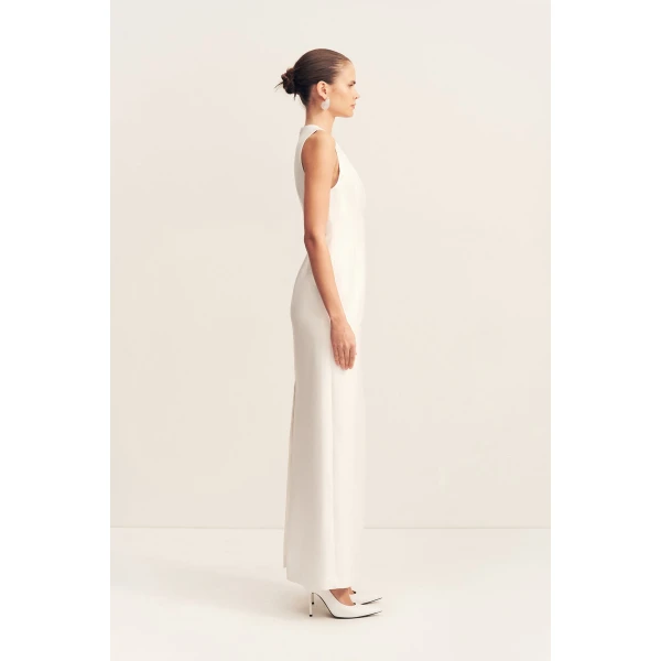 Shona Joy Otis Plunged Fitted Maxi Dress - Shona Joy Dresses - Australian Designer Fashion at Coveti