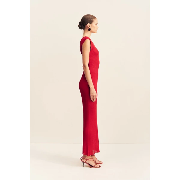 Shona Joy Rohe Cap Sleeve Midi Dress - Shona Joy Dresses - Australian Designer Fashion at Coveti