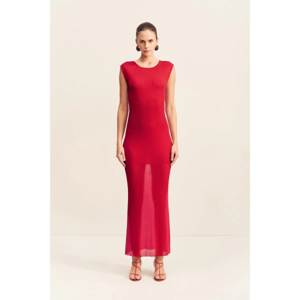 Shona Joy Rohe Cap Sleeve Midi Dress - Shona Joy Dresses - Australian Designer Fashion at Coveti