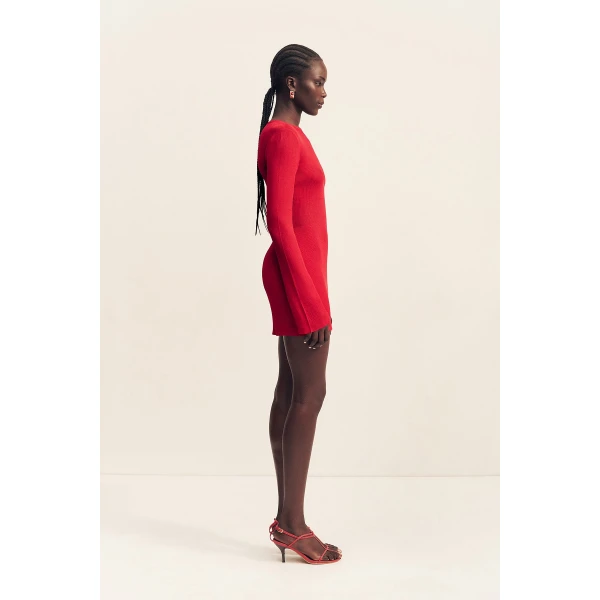Shona Joy Rohe Long Sleeve Mini Dress - Shona Joy Dresses - Australian Designer Fashion at Coveti