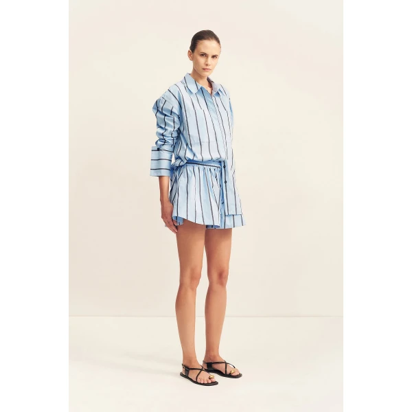 Shona Joy Saxon Oversized Shirt - Shona Joy Tops - Australian Designer Fashion at Coveti