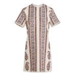 Giambattista Valli Short Ivory Embroidered Paisley Bouclé Dress - Giambattista Valli Dresses - Romantic Couture - Shop at Coveti