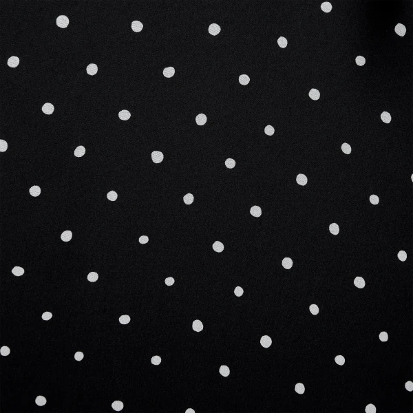 Giambattista Valli Short Silk Black Dress With White Polka Dots And Ruffles - Giambattista Valli Dresses - Romantic Couture - Shop at Coveti