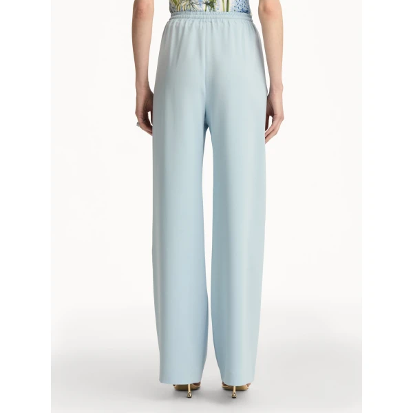 Oscar de la Renta Silk Georgette Drawstring Pant - Oscar de la Renta Pants - American Couture - Shop at Coveti
