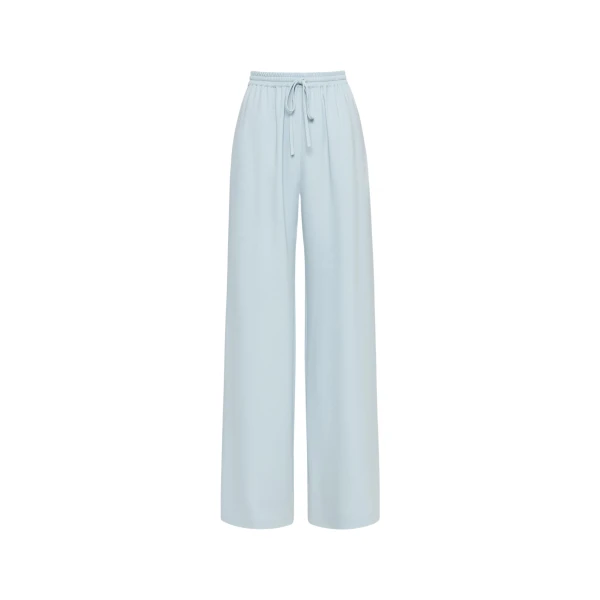 Oscar de la Renta Silk Georgette Drawstring Pant - Oscar de la Renta Pants - American Couture - Shop at Coveti