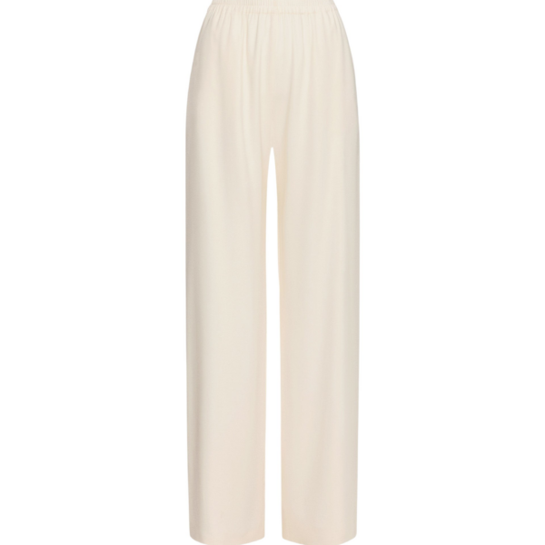 Oscar de la Renta Silk Georgette Wide Leg Pant - Oscar de la Renta Pants - American Couture - Shop at Coveti