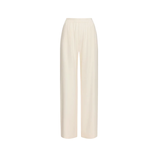 Oscar de la Renta Silk Georgette Wide Leg Pant - Oscar de la Renta Pants - American Couture - Shop at Coveti