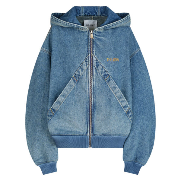 The Attico Sky Blue Bomber - The Attico Jackets - Designed by Gilda Ambrosio & Giorgia Tordini - Shop at Coveti