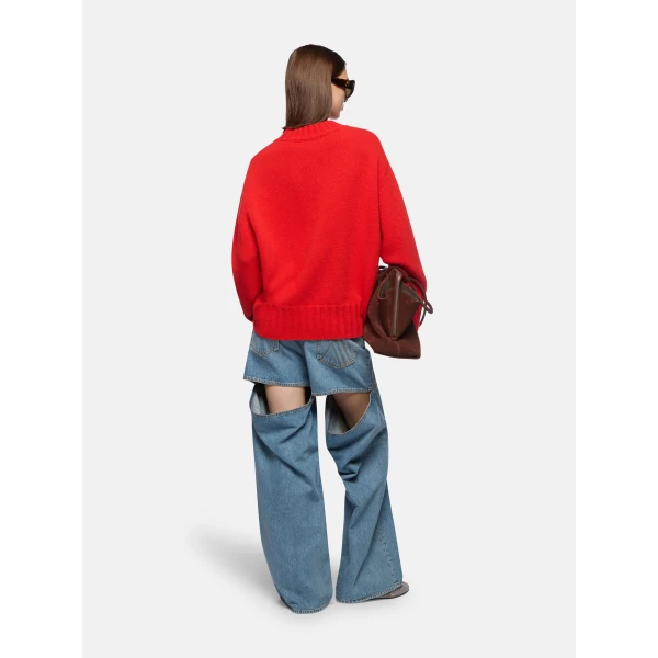 The Attico Sky Blue Long Pant, view 3