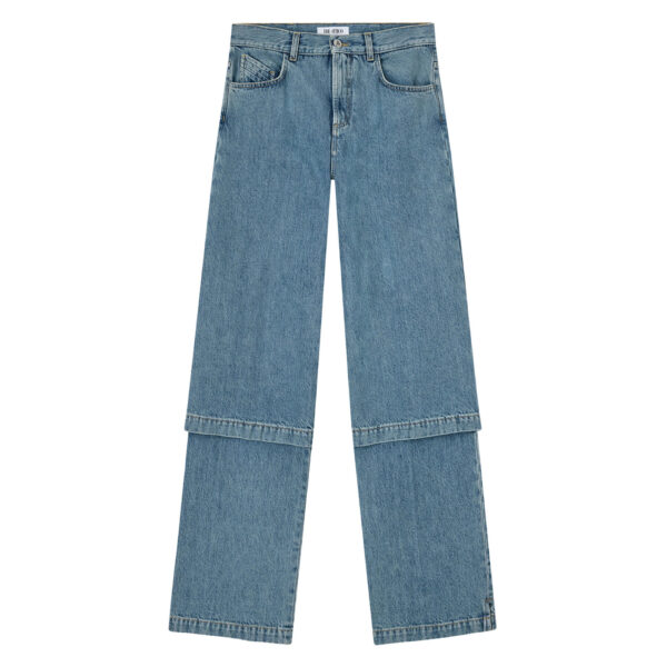 The Attico Sky Blue Long Pant - The Attico Pants - Designed by Gilda Ambrosio & Giorgia Tordini - Shop at Coveti