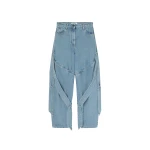 The Attico Sky Blue Long Pant - The Attico Pants - Designed by Gilda Ambrosio & Giorgia Tordini - Shop at Coveti