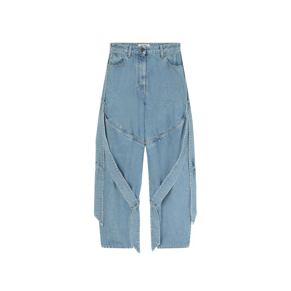 The Attico Sky Blue Long Pant