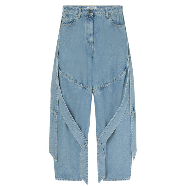 The Attico Sky Blue Long Pant - The Attico Pants - Designed by Gilda Ambrosio & Giorgia Tordini - Shop at Coveti